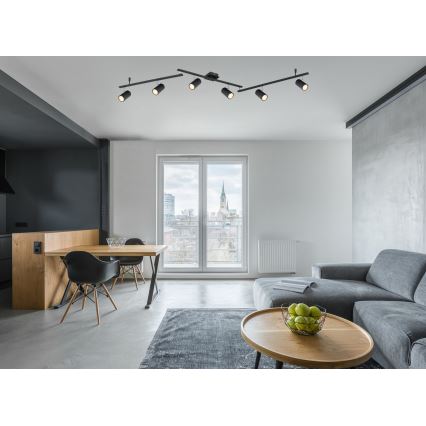 Globo - Spot lampa 6xGU10/35W/230V crna