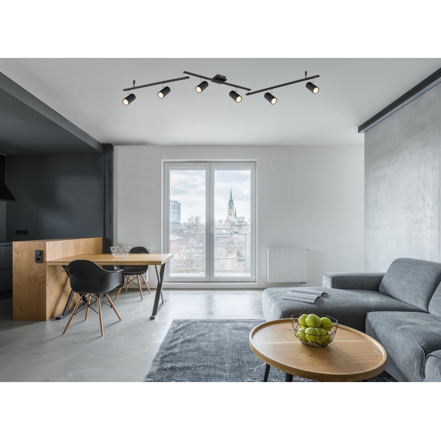 Globo - Spot lampa 6xGU10/35W/230V crna