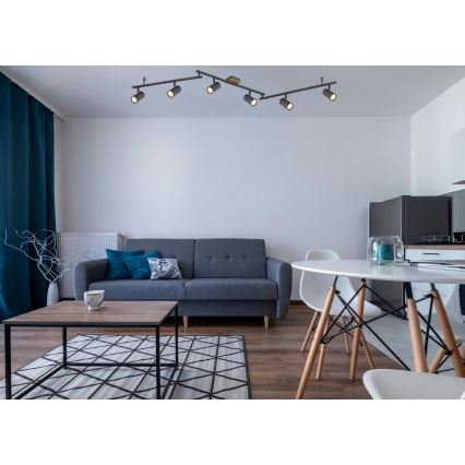 Globo - Spot svetiljka 6xGU10/35W/230V antracit