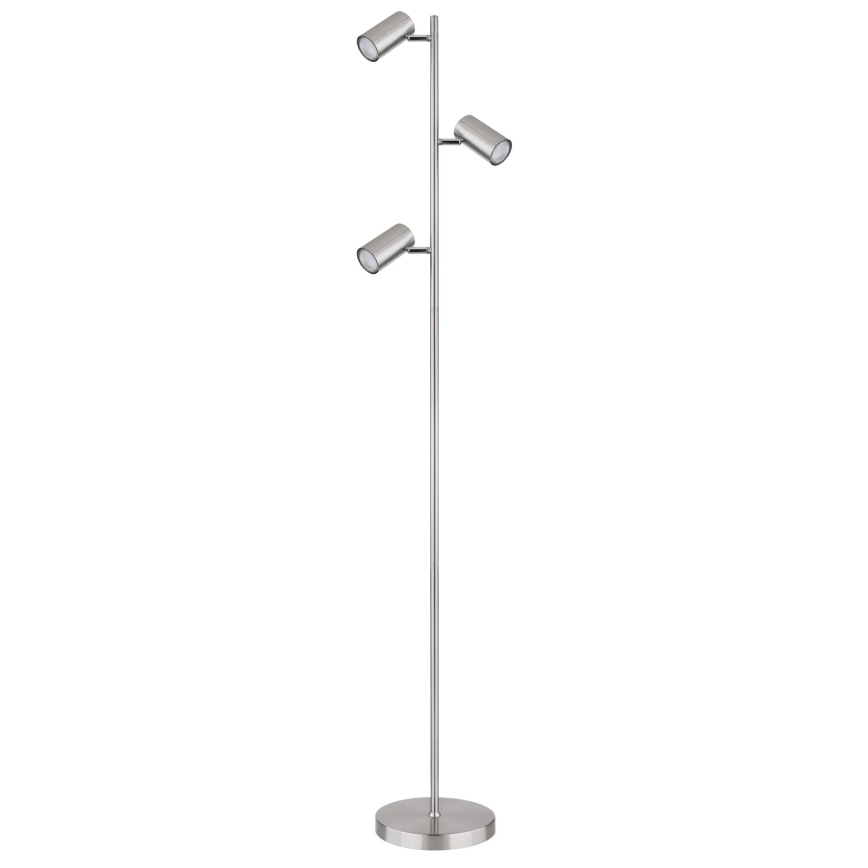 Globo - Podna lampa 3xGU10/5W/230V mat krom