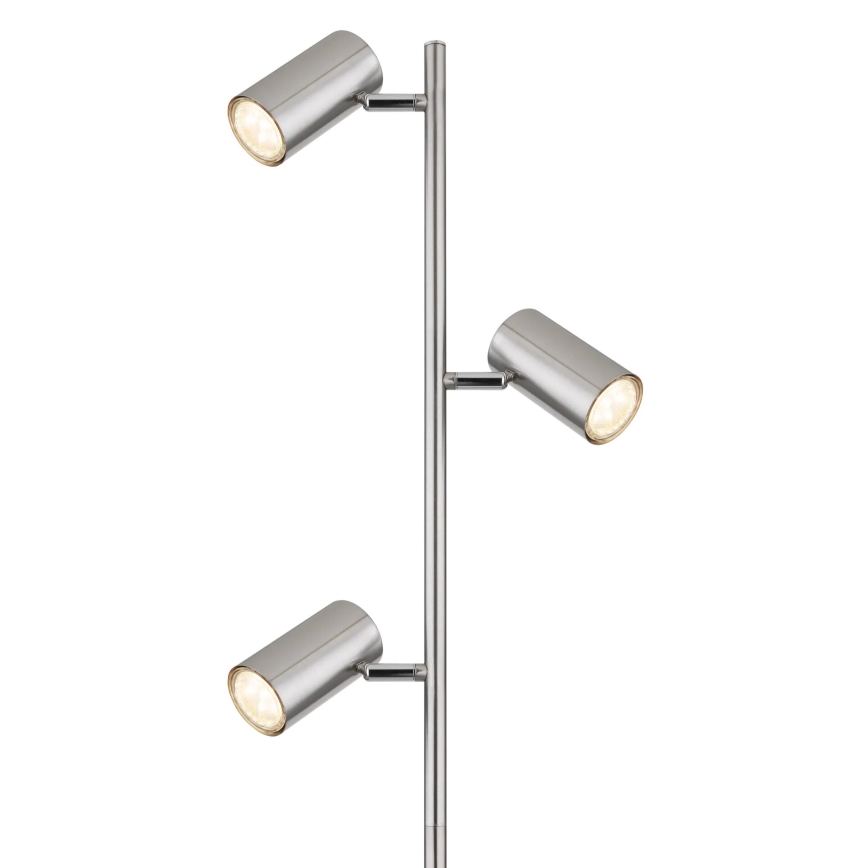 Globo - Podna lampa 3xGU10/5W/230V mat krom