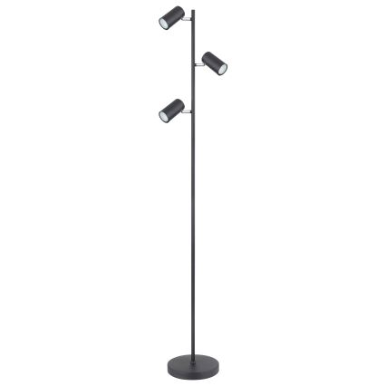 Globo - Podna lampa 3xGU10/5W/230V crno
