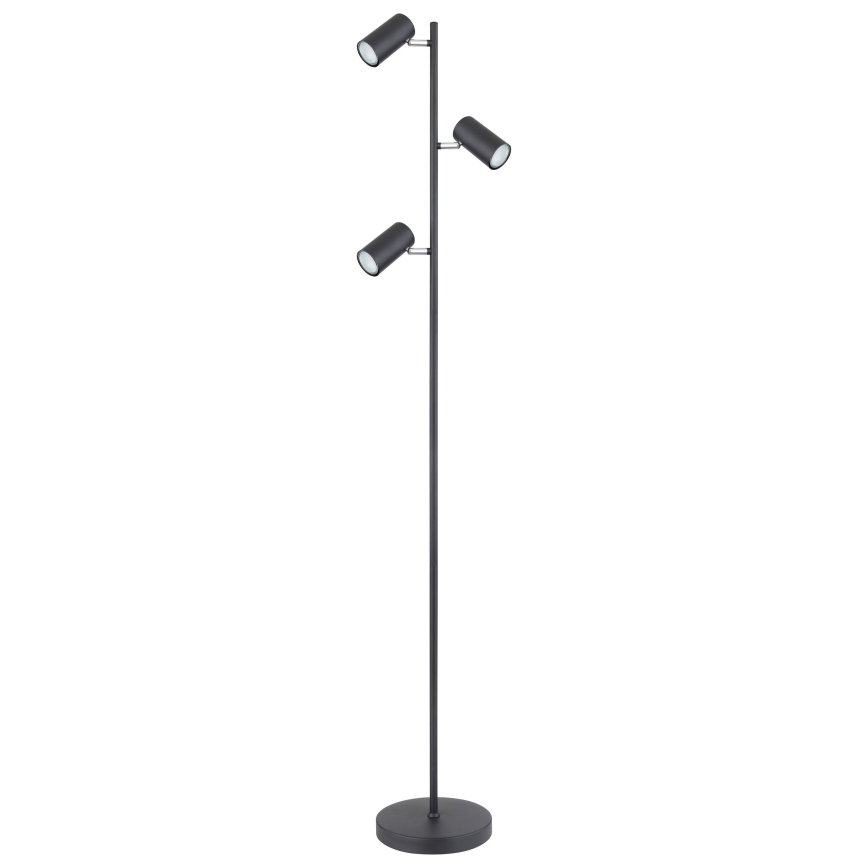 Globo - Podna lampa 3xGU10/5W/230V crno