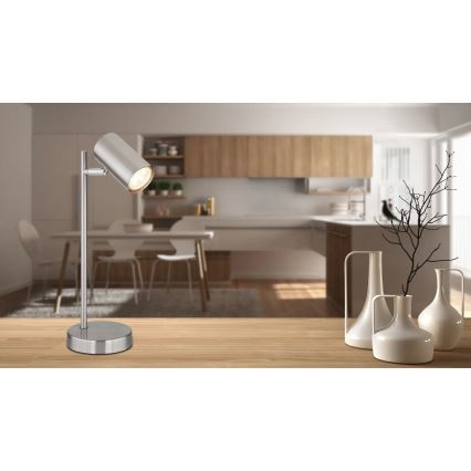 Globo - Stona lampa 1xGU10/5W/230V mat krom