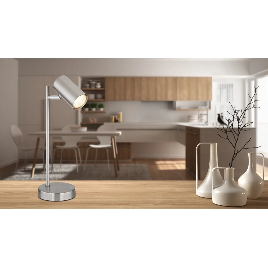 Globo - Stona lampa 1xGU10/5W/230V mat krom