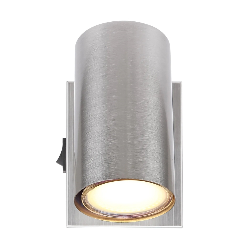 Globo - Zidna reflektorska lampa 1xGU10/25W/230V mat krom