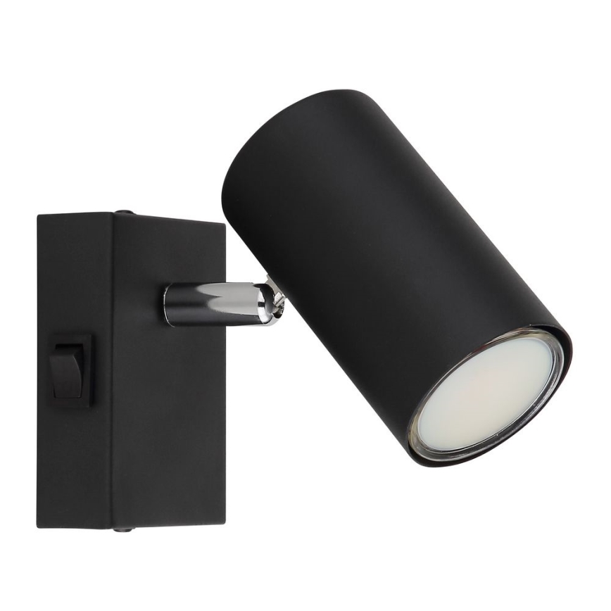 Globo - Zidna reflektorska lampa 1xGU10/25W/230V crno