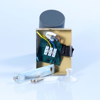 Globo - Zidna usmerena svetiljka 1xGU10/25W/230V siva/braon