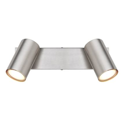Globo - Reflektorska lampa 2xGU10/25W/230V mat krom