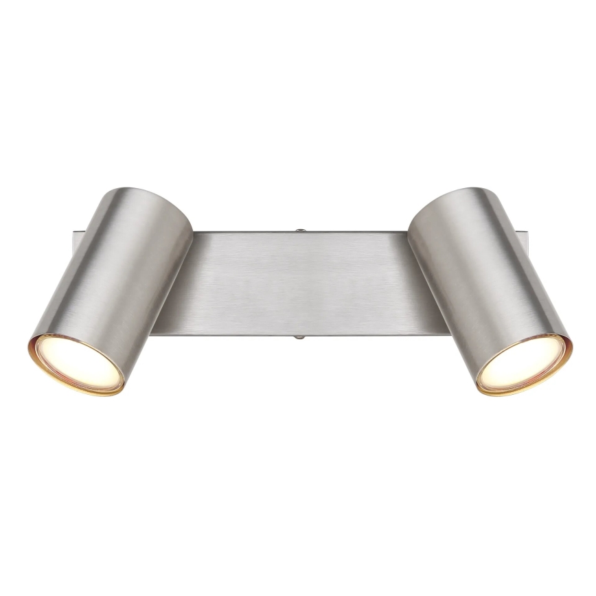 Globo - Reflektorska lampa 2xGU10/25W/230V mat krom