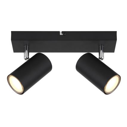Globo - Reflektorska lampa 2xGU10/35W/230V crno