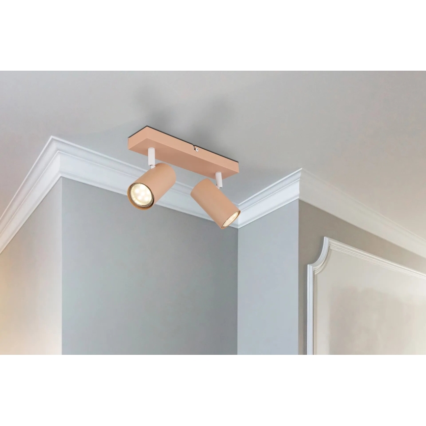 Globo - Reflektorska lampa 2xGU10/25W/230V narandžasta