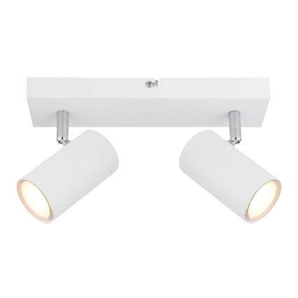 Globo - Reflektorska lampa 2xGU10/35W/230V bela