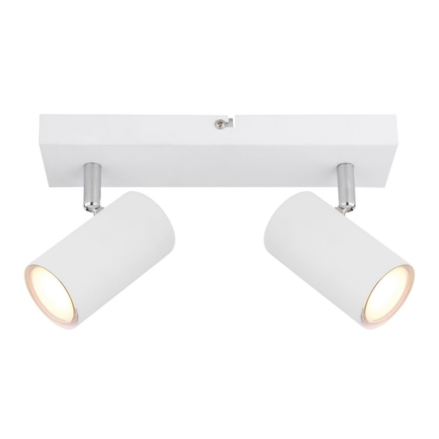 Globo - Reflektorska lampa 2xGU10/35W/230V bela