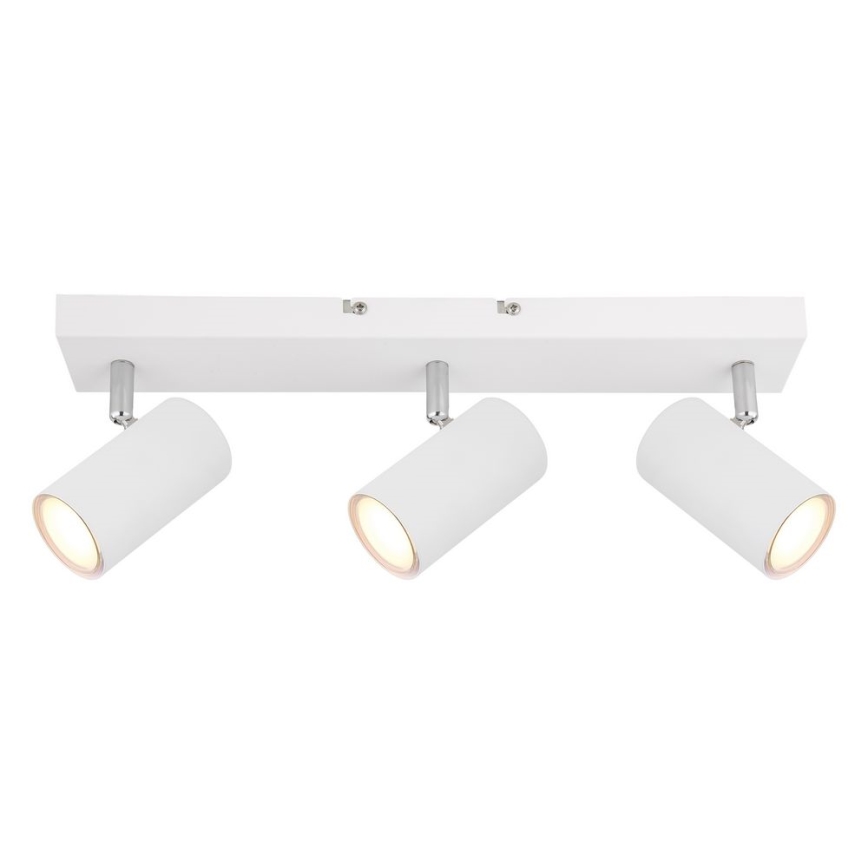 Globo - Reflektorska lampa 3xGU10/35W/230V bela