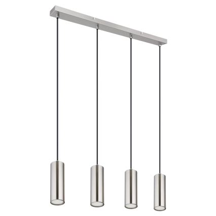 Globo - Luster na sajli 4xGU10/35W/230V matni hrom