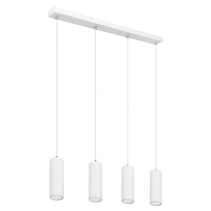 Globo - Luster na sajli 4xGU10/35W/230V bela