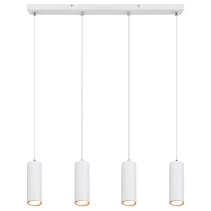 Globo - Luster na sajli 4xGU10/35W/230V bela