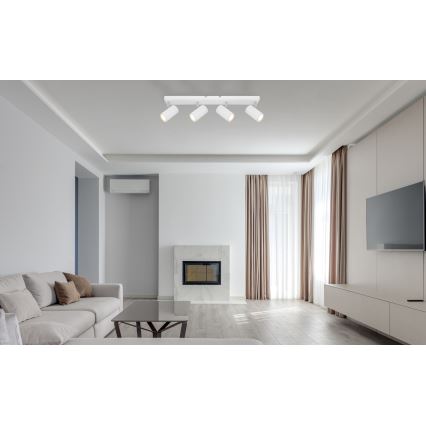 Globo - Reflektorska lampa 4xGU10/35W/230V bela