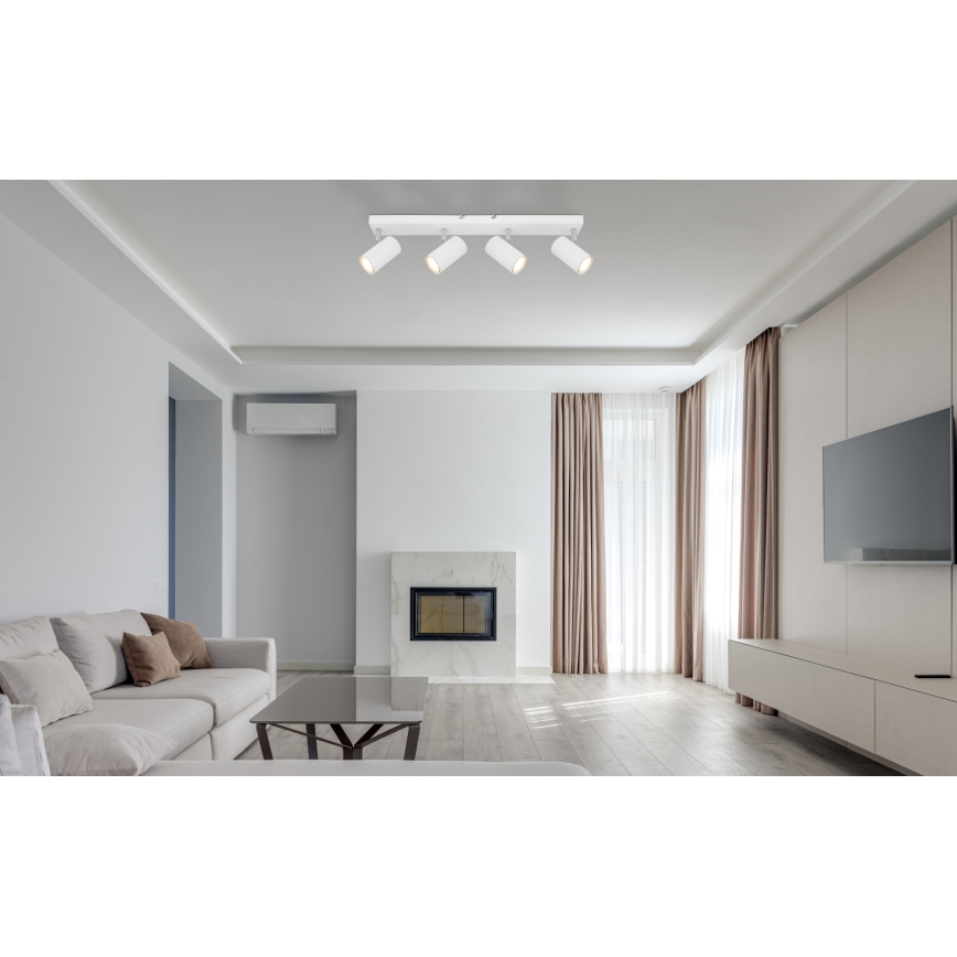 Globo - Reflektorska lampa 4xGU10/35W/230V bela