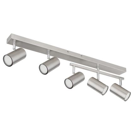 Globo - Spot svetiljka 5xGU10/35W/230V mat hrom
