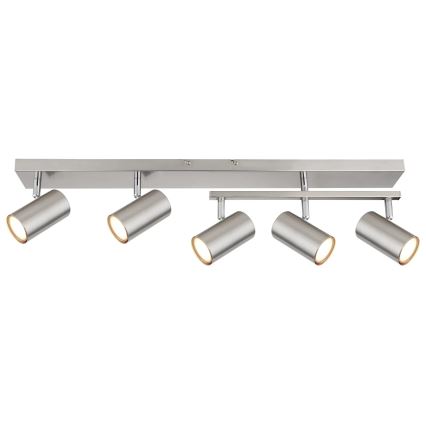 Globo - Spot svetiljka 5xGU10/35W/230V mat hrom