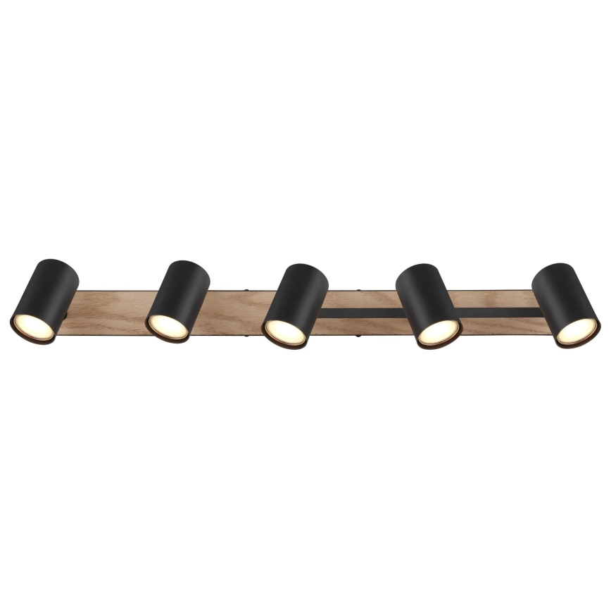 Globo - Spot svetlo 5xGU10/35W/230V crna/smeđa