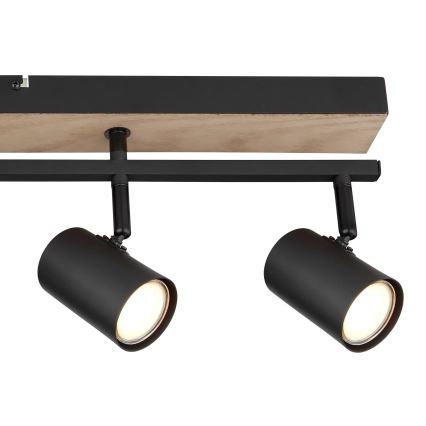 Globo - Spot svetlo 5xGU10/35W/230V crna/smeđa