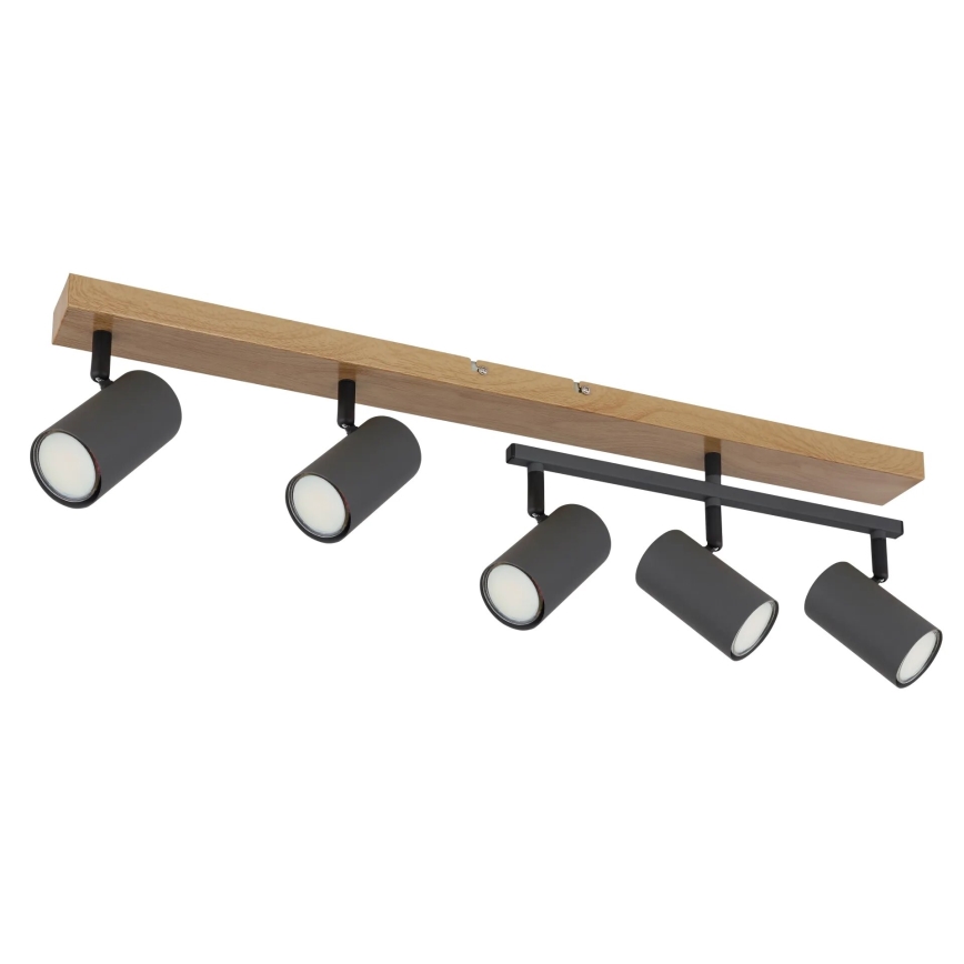 Globo - Reflektorska lampa 5xGU10/35W/230V braon/crno