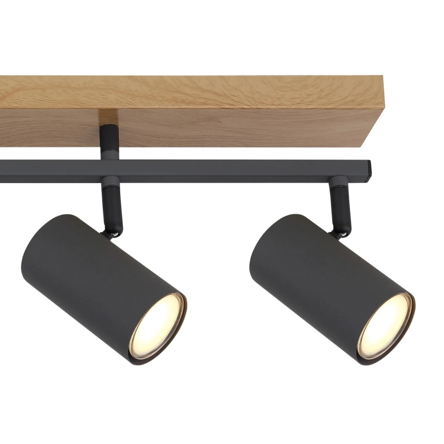 Globo - Spot svetiljka 5xGU10/35W/230V braon/crna