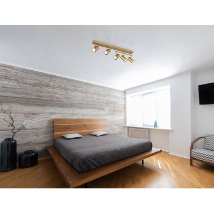 Globo - Spot svetiljka 5xGU10/35W/230V zlatna