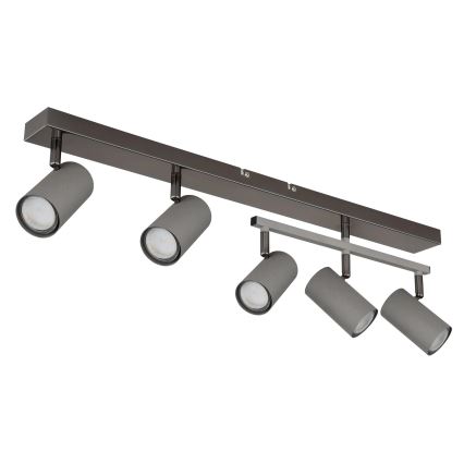 Globo - Spot svetiljka 5xGU10/35W/230V siva