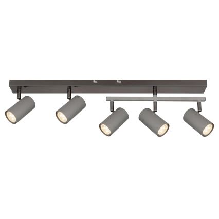 Globo - Spot svetiljka 5xGU10/35W/230V siva