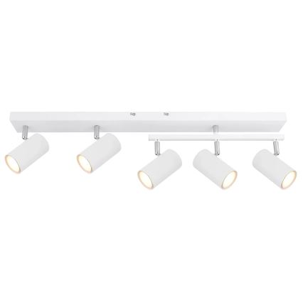 Globo - Reflektorska lampa 5xGU10/35W/230V bela