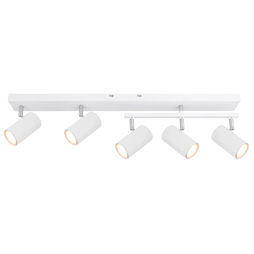 Globo - Reflektorska lampa 5xGU10/35W/230V bela