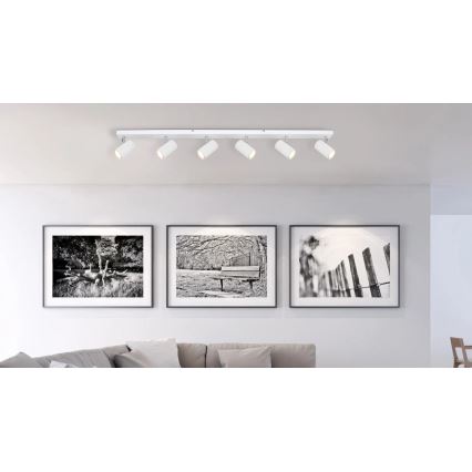 Globo - Reflektorska lampa 6xGU10/35W/230V bela