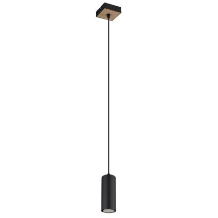 Globo - Luster na sajli 1xGU10/35W/230V crno/braon