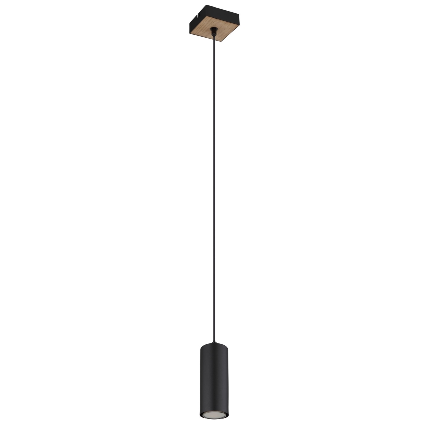 Globo - Luster na sajli 1xGU10/35W/230V crno/braon