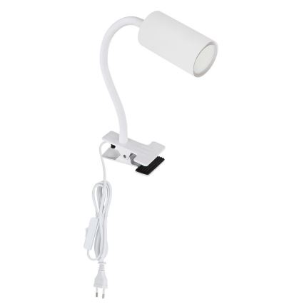 Globo - Fleksibilna lampa sa štipaljkom 1xGU10/25W/230V bela