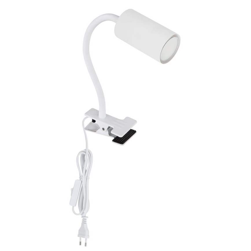 Globo - Fleksibilna lampa sa štipaljkom 1xGU10/25W/230V bela