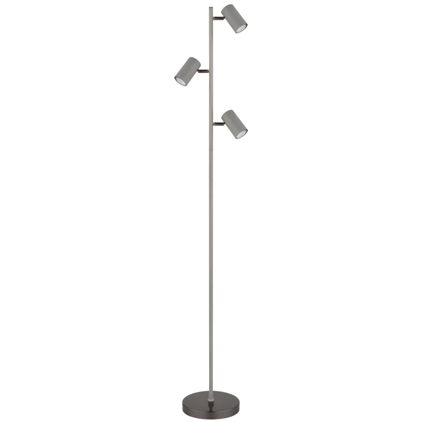 Globo - Podna lampa 3xGU10/5W/230V sivo