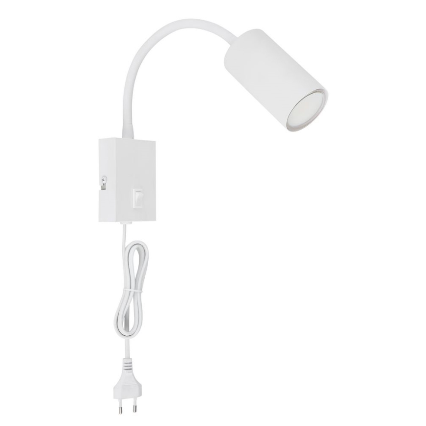 Globo - Fleksibilna zidna lampa 1xGU10/25W/230V bela