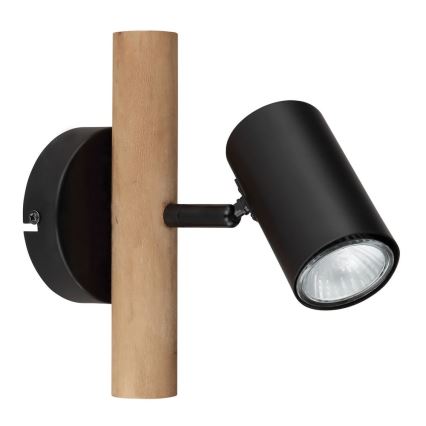 Globo - Zidna reflektorska lampa 1xGU10/5W/230V drvo/metal