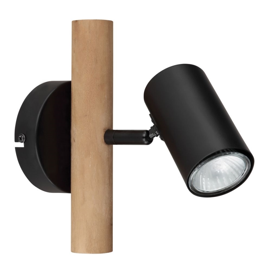 Globo - Zidna reflektorska lampa 1xGU10/5W/230V drvo/metal