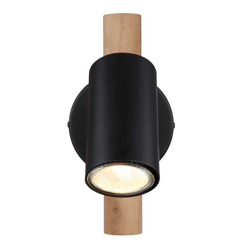 Globo - Zidna reflektorska lampa 1xGU10/5W/230V drvo/metal