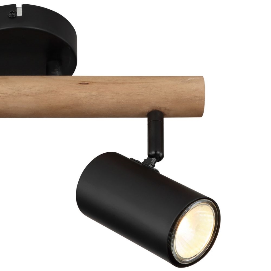 Globo - Reflektorska lampa 2xGU10/5W/230V drvo/metal