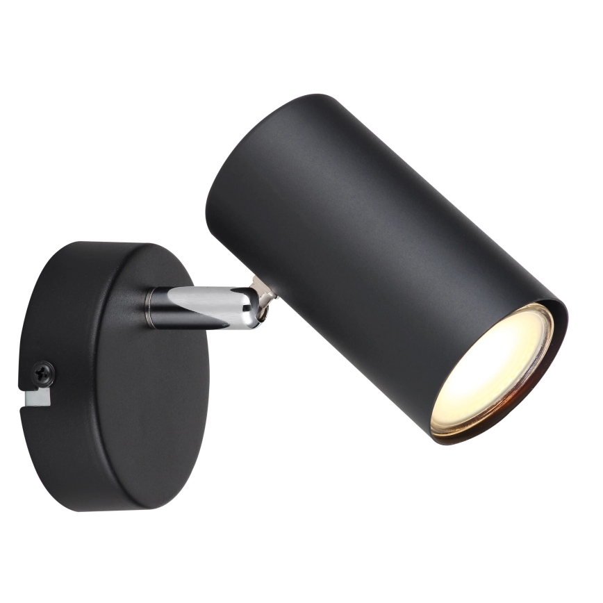 Globo - Zidna reflektorska lampa 1xGU10/25W/230V crno