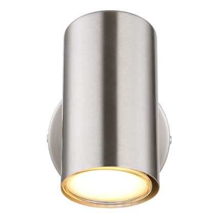 Globo - Zidna reflektorska lampa 1xGU10/25W/230V mat krom