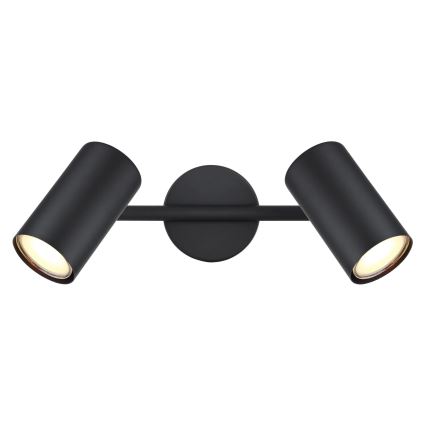 Globo - Reflektorska lampa 2xGU10/25W/230V crno