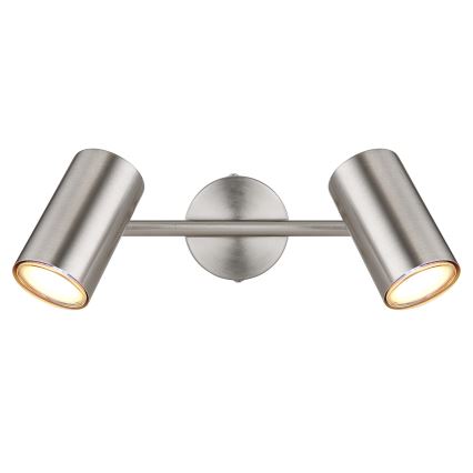 Globo - Reflektorska lampa 2xGU10/25W/230V mat krom